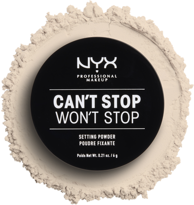 NYX Professional Makeup Professional Makeup Can't Stop Won't Stop Setting Powder Fixační pudr - 01 Light 6 g