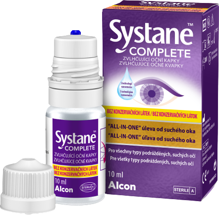 Systane Complete Zvlhčující oční kapky bez konzervačních látek 10 ml