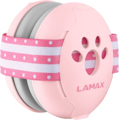 LAMAX BabyMuffs1 Pink Protihluková sluchátka
