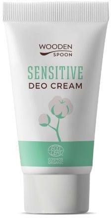 Woodenspoon Organický krémový deodorant Sensitive s inovativním aplikátorem 40 ml