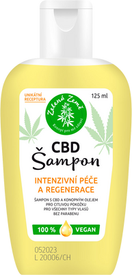 Zelená Země CBD šampon 125 ml