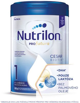 Nutrilon Profutura CESARBIOTIK 1 počáteční kojenecké mléko 800 g