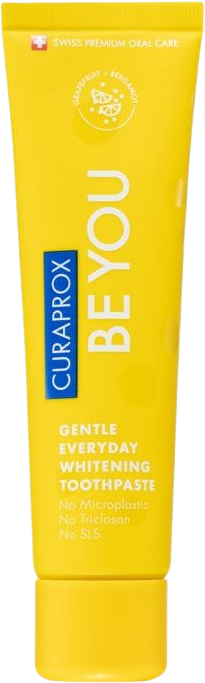 Curaprox BE YOU Zubní pasta single Rising star / Yellow 60 ml