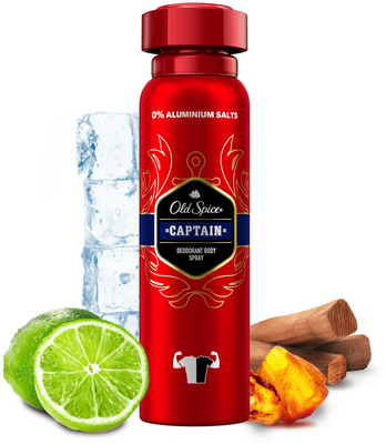 Old Spice Captain Pánský deodorant ve spreji s tóny santalového dřeva a citrusů 150 ml