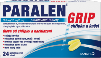 Paralen Grip Chřipka a kašel 24 tablet