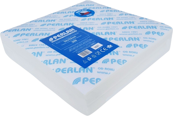 Perlan netkaná textilie 45g 32x32 cm 200 ks