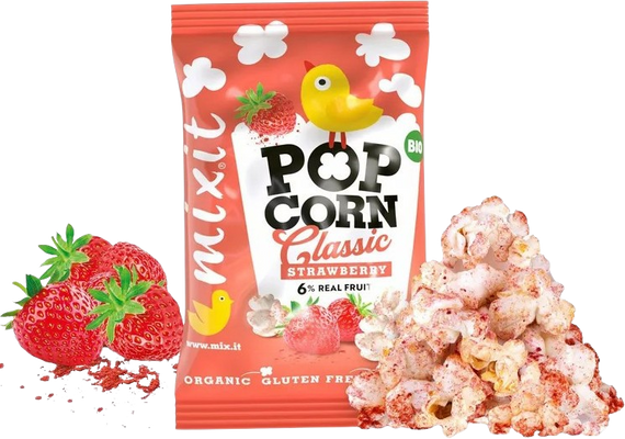 Mixit BIO popcorn - Jahoda do kapsy 13 g