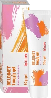 Beldimet 1 mg/g gel 30 mg