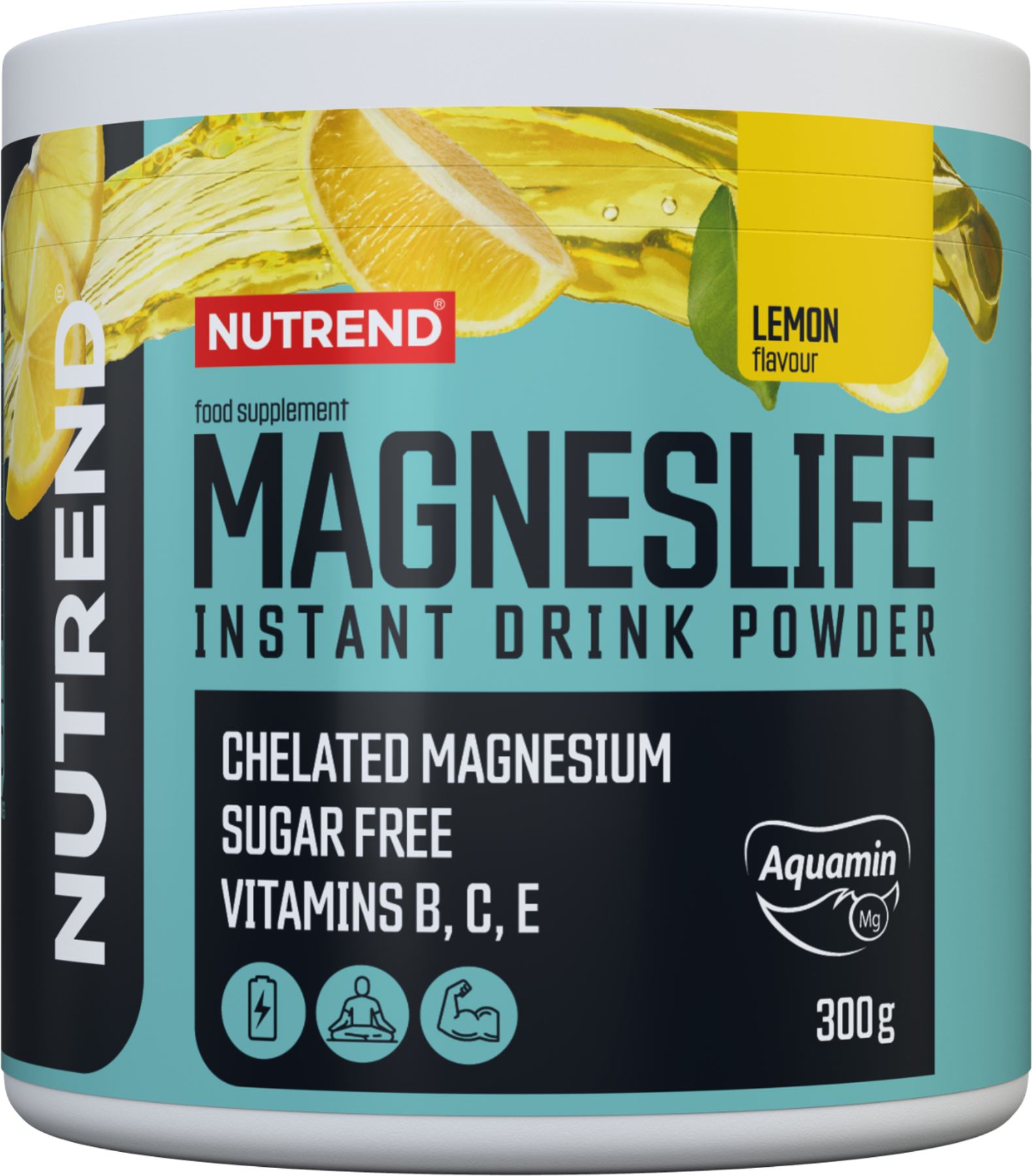 Nutrend Magneslife instant drink powder citron 300 g