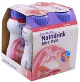 Nutridrink Juice Style s jahodovou příchutí 4 x 200 ml