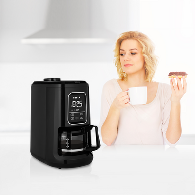 Tesla CoffeeMaster ES400 - kávovar s mlýnkem