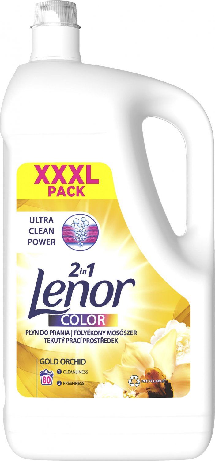 Lenor Color 2v1, tekutý prací prostředek Gold Orchid (80 pracích dávek) 4.4 l