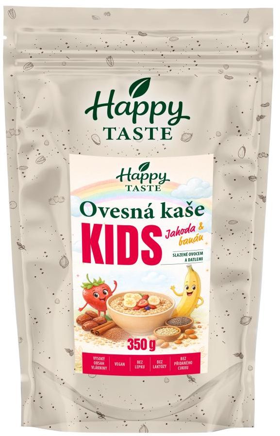 Bezva müsli Ovesná kaše KIDS jahoda a banán 350 g
