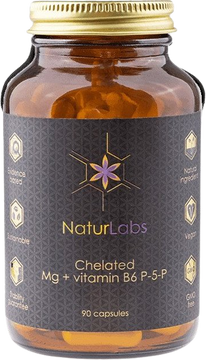 Naturlabs Chelated Magnesium + B6 90 kapslí