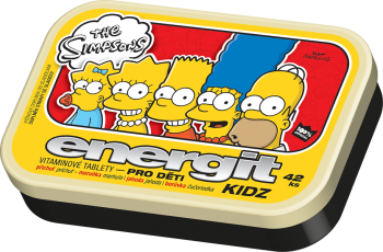 Energit Kidz s příchutí meruňka, jahoda, borůvka 42 tablet