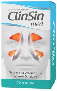 Clin sin med na výplach nosa, vrecúška 30 ks
