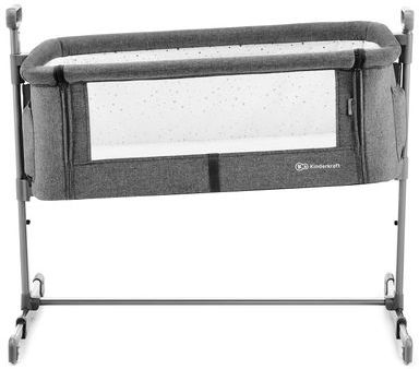 Kinderkraft , Přístavná postýlka Neste – Grey melange 9 kg