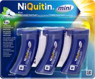 NiQuitin mini 4 mg pastilky 3 x 20 pastilek
