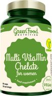 GreenFood Nutrition Multi VitaMin Chelate pro ženy 60 kapslí