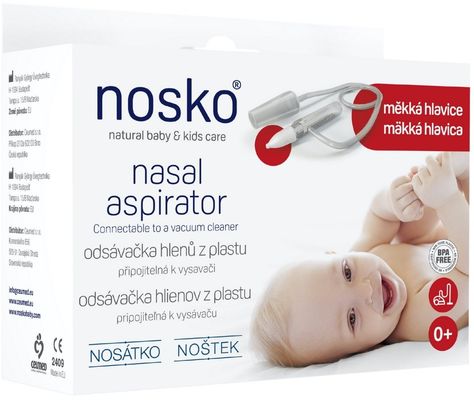 Nosko odsávačka nosních hlenů měkká hlavice