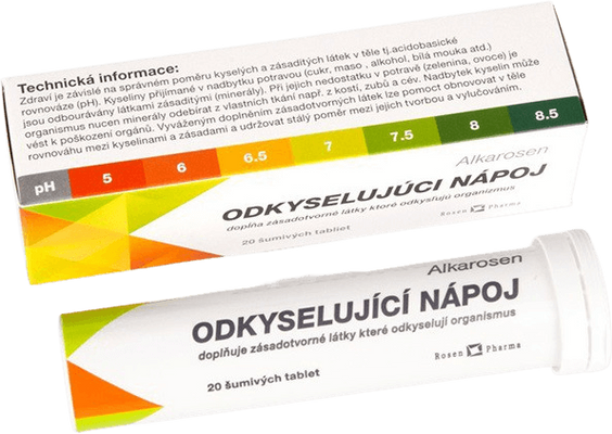 Odkyselující nápoj 20 šumivých tablet
