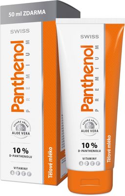 Swiss Panthenol 10% PREMIUM tělové mléko 250 ml