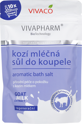 Vivaco Sůl do koupele s kozím mlékem 300 g