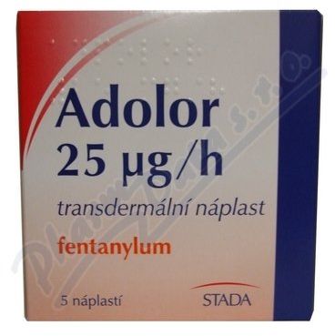 Adolor 25mcg/h drm.emp.tdr.5x4.125mg*