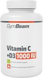 GymBeam Vitamín C+D3 1000 IU 90 tablet