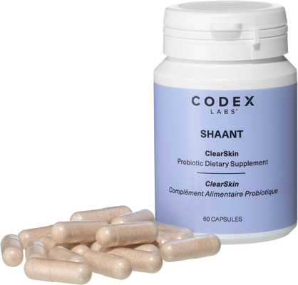 Codex Labs SHAANT ClearSkin Probiotic Supplement 2.0, 60 kapslí