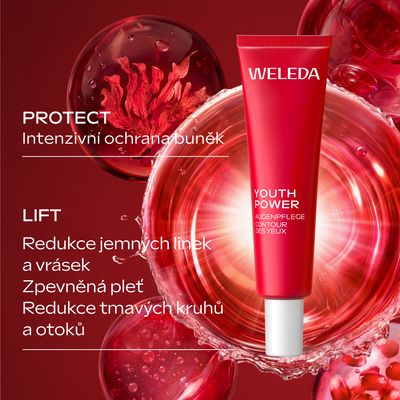 Weleda Youth Power Astaxanthin Zpevňující oční krém 12 ml