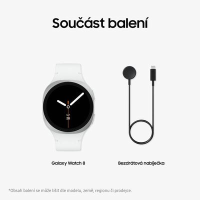 Samsung Galaxy Watch8 (40mm) stříbrná