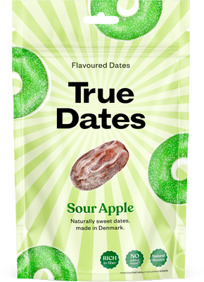 True Dates Datle s příchutí kyselé jablko 100 g