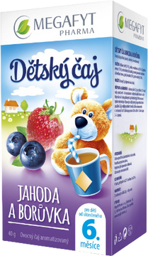 Megafyt Dětský čaj jahoda a borůvka 20 x 2 g