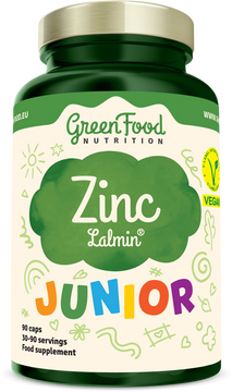 GreenFood Nutrition Junior Zinc Lalmin® 90 kapslí