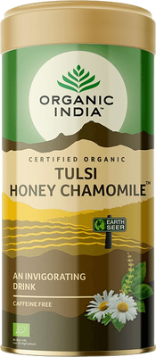 Organic India Tulsi med+heřmánek BIO 100 g