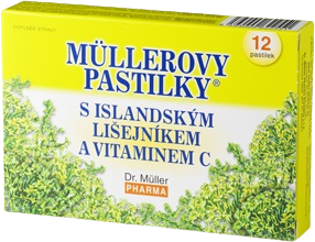 Dr.Muller Müllerovy pastilky s islandským lišejníkem 12 pastilek