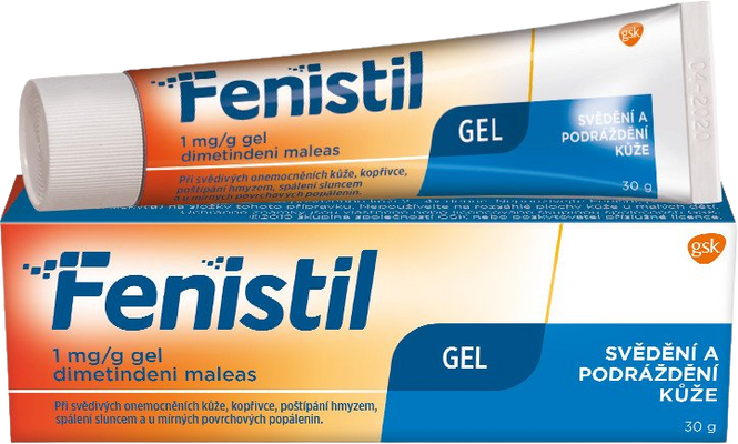 Fenistil gel 1mg/g při svědění pokožky 30 g