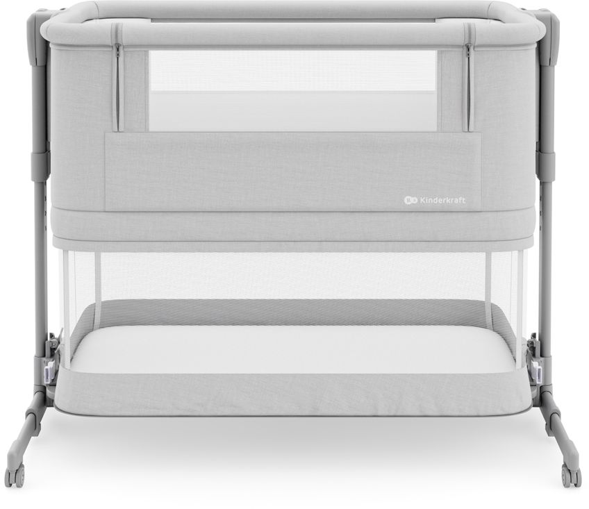 Kinderkraft Postýlka polohovací Nestee Grow 2 Light Grey 1 ks