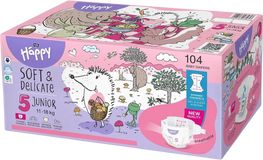Bella Happy Soft&Delicate Dětské plenky 11-18kg 104 ks