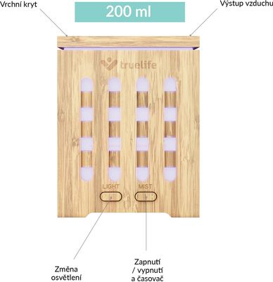 TrueLife Air Diffuser D7 Bamboo