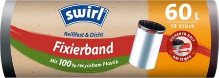 Swirl Zatahovací pytle s elastickým lemem 10 x 60 l