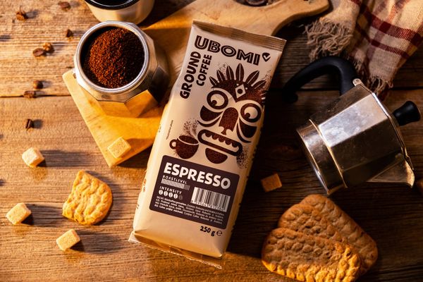 Ubomi Espresso Mletá RFA káva 250 g