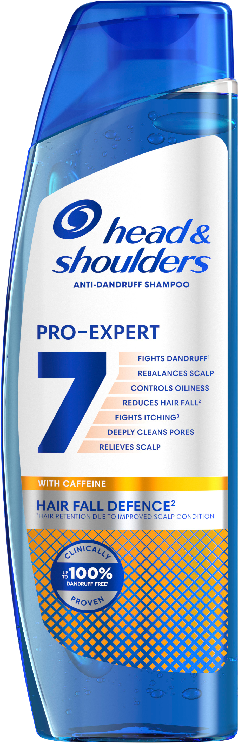 Head & Shoulders Anti-Dandruff Shampoo Pro-Expert 7 Hair Fall Defense, Šampon s kofein proti lupům 250 ml