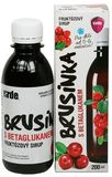 Virde Brusnica s betaglukánom fruktózový sirup 200 ml
