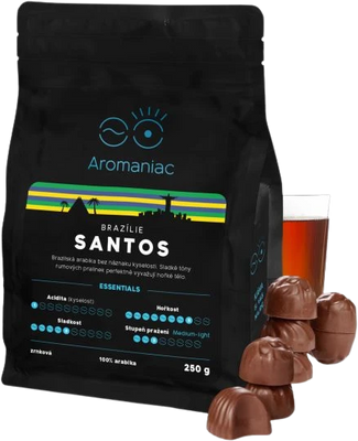 Aromaniac Brazílie Santos, mletá 250 g