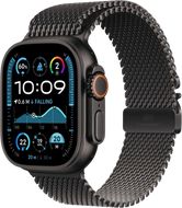 Apple Watch Ultra 2 (2024) 49mm Černý titan s černým titanovým milánským tahem M