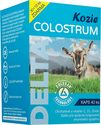 Delta COLOSTRUM® Kozí 40 kapslí