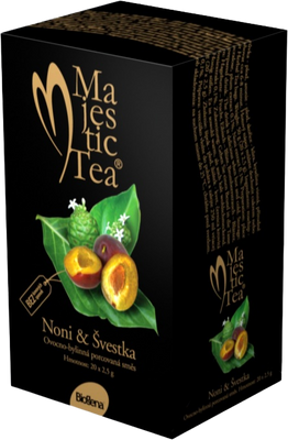 Biogena Majestic Tea Noni+Švestka 20 x 2.5 g