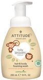 Attitude Dětská mycí pěna (2v1) Baby leaves s vůní hruškové šťávy 295 ml